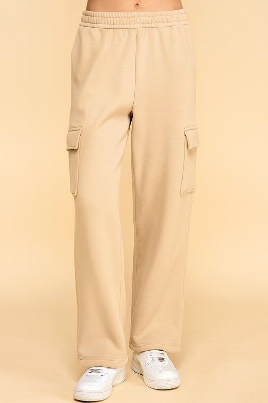 FPC601 FRENCH TERRY FLEECE CARGO SWEATPANTS