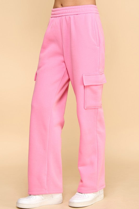 FPC601 FRENCH TERRY FLEECE CARGO SWEATPANTS