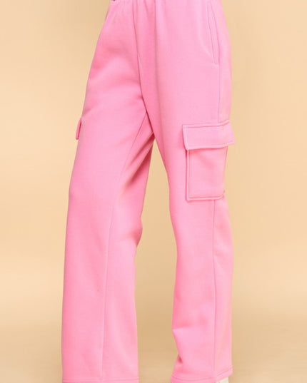 FPC601 FRENCH TERRY FLEECE CARGO SWEATPANTS