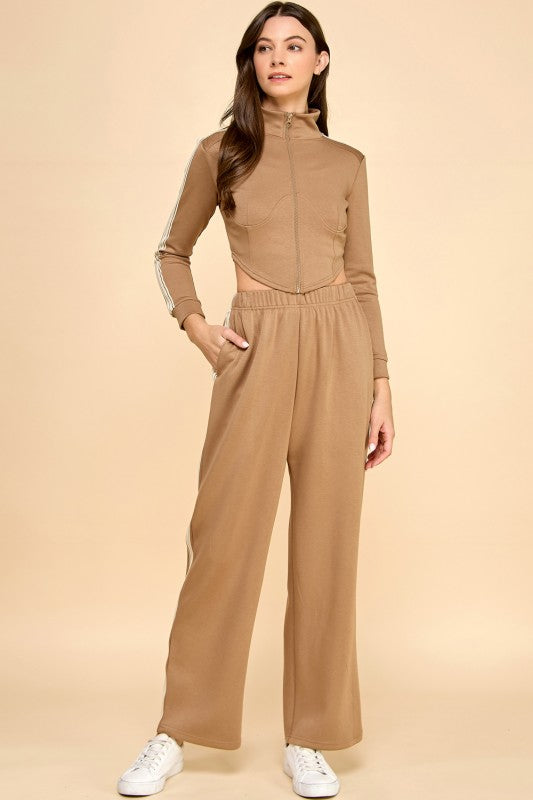 AS001 AIR SCUBA CROP JACKET 2-PIECE SET