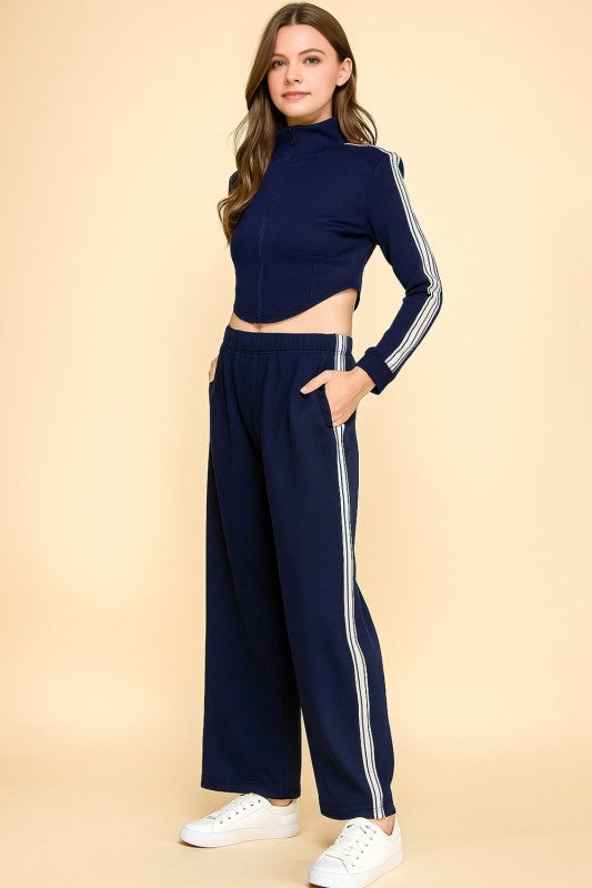 AS001 AIR SCUBA CROP JACKET 2-PIECE SET