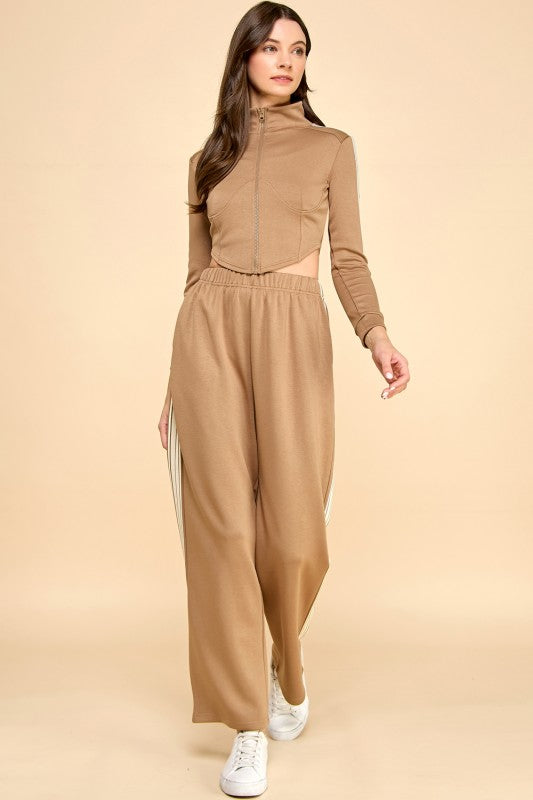 AS001 AIR SCUBA CROP JACKET 2-PIECE SET