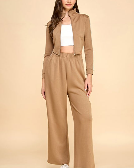 Air Scuba 2-Piece Set – Crop Jacket Sculpt Fit Activewear