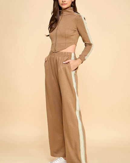 Air Scuba 2-Piece Set – Crop Jacket Sculpt Fit Activewear