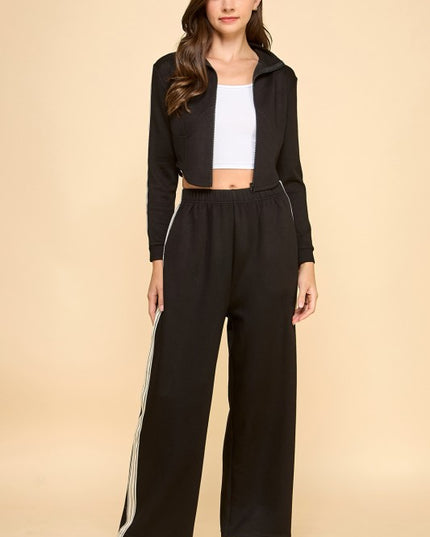 Air Scuba 2-Piece Set – Crop Jacket Sculpt Fit Activewear