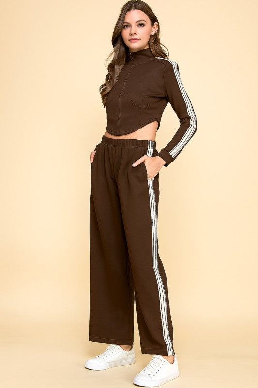 AS001 AIR SCUBA CROP JACKET 2-PIECE SET