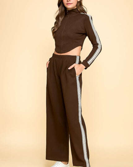 Air Scuba 2-Piece Set – Crop Jacket Sculpt Fit Activewear