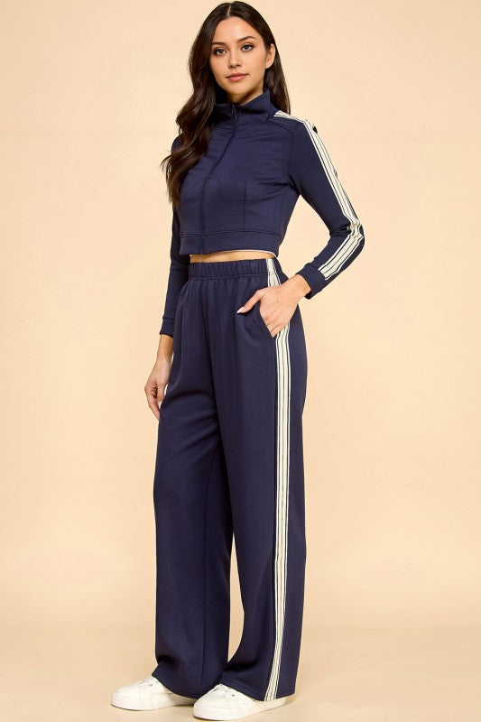 AS002 AIR SCUBA CROP JACKET 2-PIECE SET