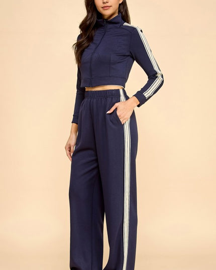 Air Scuba 2-Piece Set – Crop Jacket Sculpt Fit Activewear