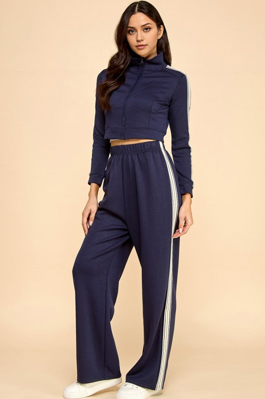 AS002 AIR SCUBA CROP JACKET 2-PIECE SET