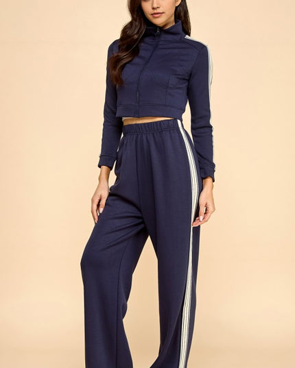 Air Scuba 2-Piece Set – Crop Jacket Sculpt Fit Activewear
