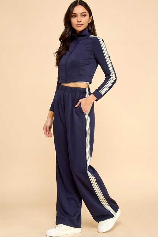 AS002 AIR SCUBA CROP JACKET 2-PIECE SET