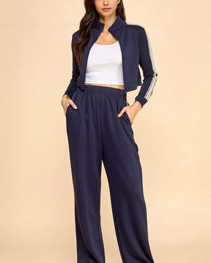 Air Scuba 2-Piece Set – Crop Jacket Sculpt Fit Activewear