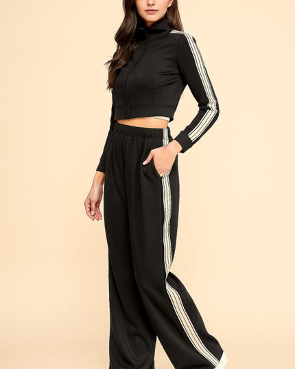 Air Scuba 2-Piece Set – Crop Jacket Sculpt Fit Activewear