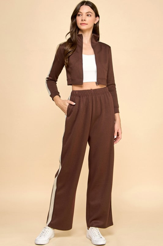 AS002 AIR SCUBA CROP JACKET 2-PIECE SET