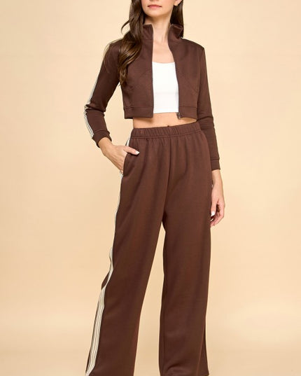 Air Scuba 2-Piece Set – Crop Jacket Sculpt Fit Activewear