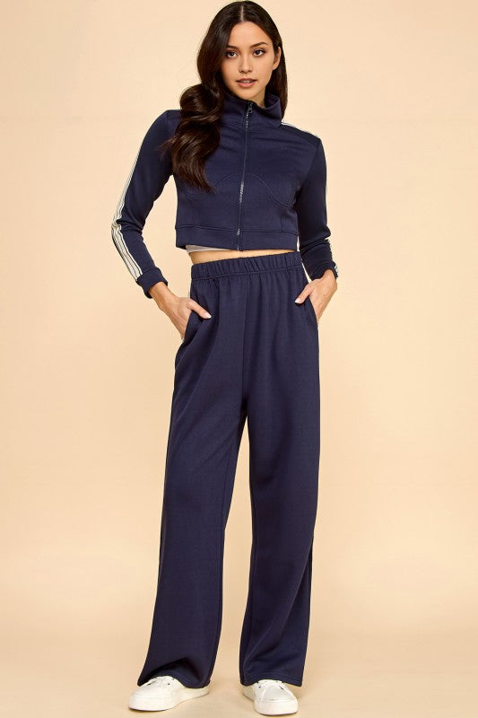 AS002 AIR SCUBA CROP JACKET 2-PIECE SET