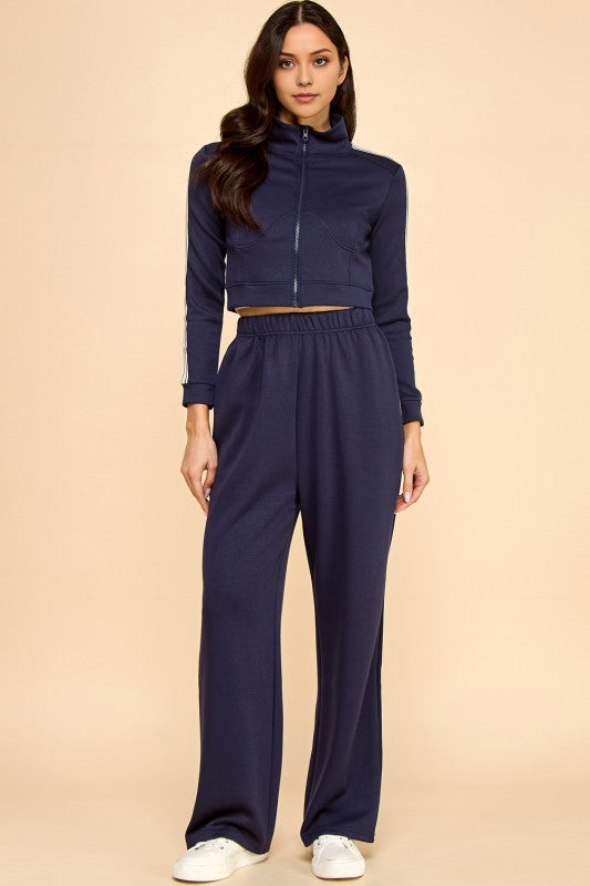 AS002 AIR SCUBA CROP JACKET 2-PIECE SET