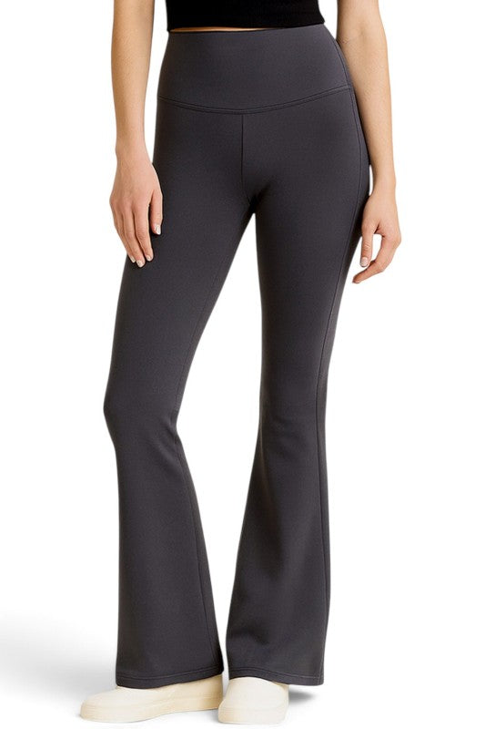 BLL02X Plus Size Active High-Rise Butt Lift Flare Yoga Pants – Sculpt Fit