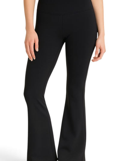 BLL02X Plus Size Active High-Rise Butt Lift Flare Yoga Pants – Sculpt Fit