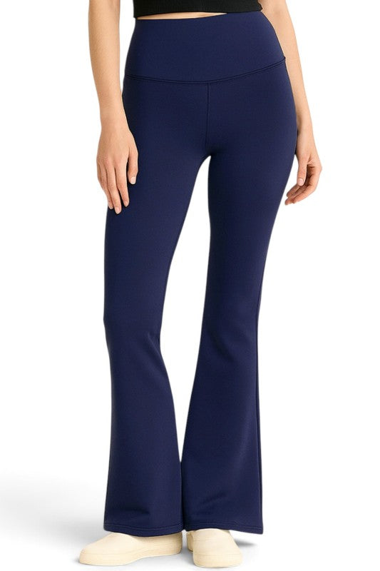 BLL02X Plus Size Active High-Rise Butt Lift Flare Yoga Pants – Sculpt Fit