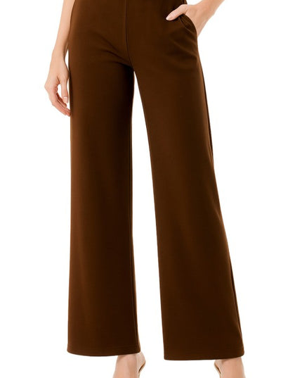 YC18S YOGA FABRIC STRAIGHT PANTS