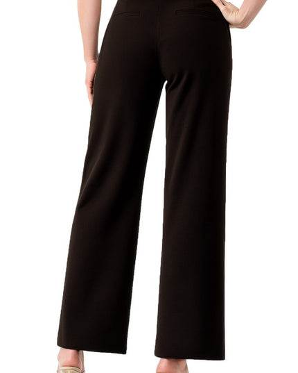 YC18SX Plus Size Yoga Fabric – Stretch Straight Leg Pants