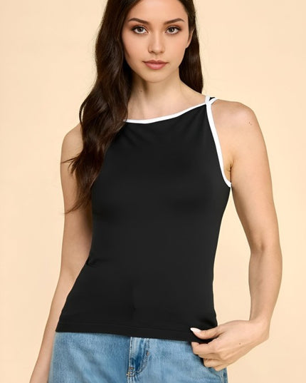 PT56 CONTRAST TANK TOP