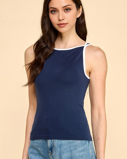 PT56 CONTRAST TANK TOP