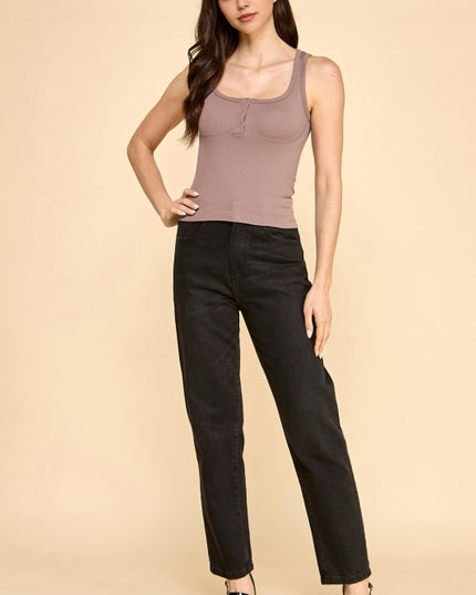 PT58 SNAP BUTTONED TANK TOP