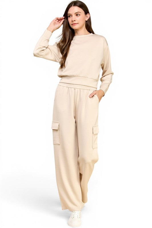 SR02SET Air Scuba Pullover & Cargo Pants Set – Sporty Fit