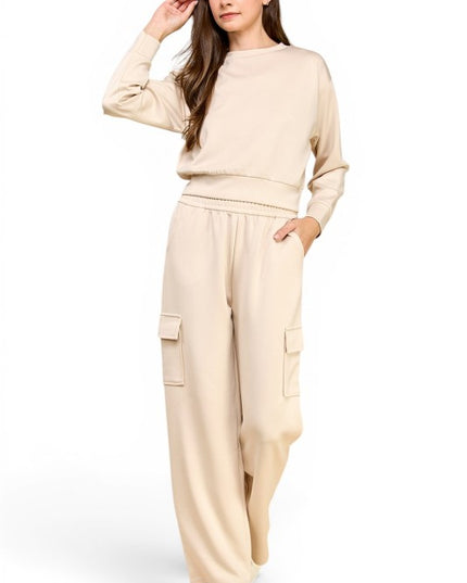 SR02SET Air Scuba Pullover & Cargo Pants Set – Sporty Fit