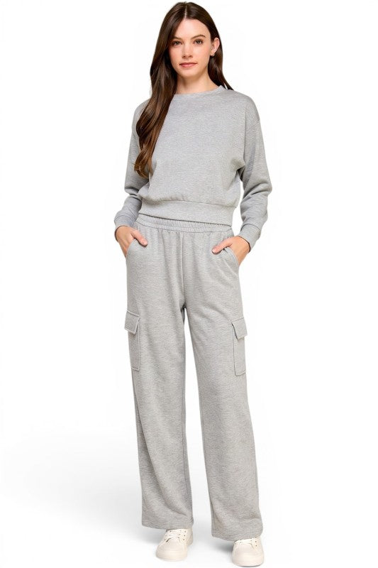 SR02SET Air Scuba Pullover & Cargo Pants Set – Sporty Fit