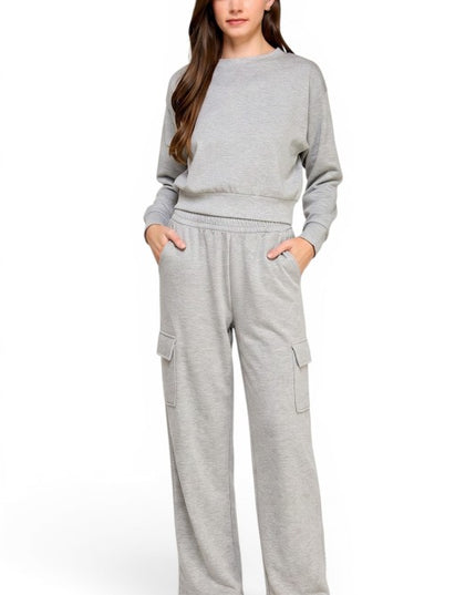 SR02SET Air Scuba Pullover & Cargo Pants Set – Sporty Fit