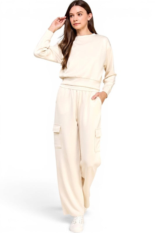 SR02SET Air Scuba Pullover & Cargo Pants Set – Sporty Fit