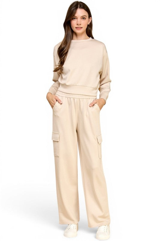 SR02SET Air Scuba Pullover & Cargo Pants Set – Sporty Fit