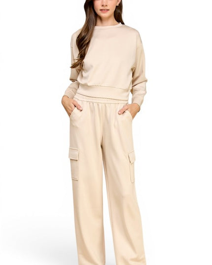 SR02SET Air Scuba Pullover & Cargo Pants Set – Sporty Fit