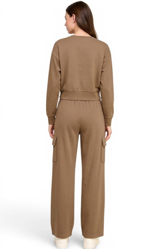 SR02SET Air Scuba Pullover & Cargo Pants Set – Sporty Fit