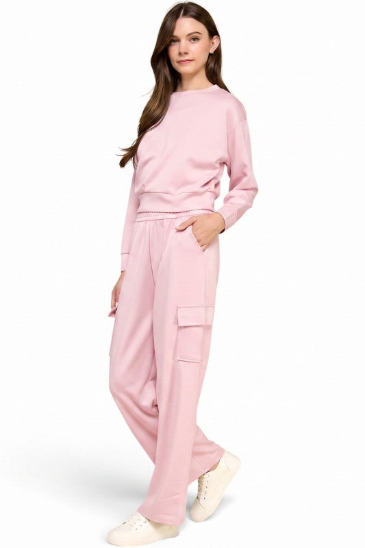 SR02SET Air Scuba Pullover & Cargo Pants Set – Sporty Fit