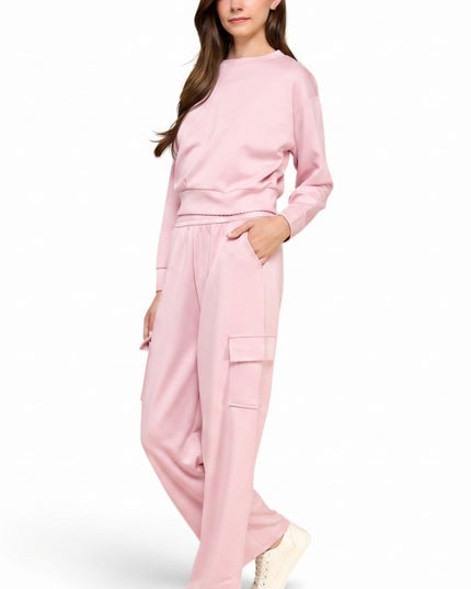 SR02SET Air Scuba Pullover & Cargo Pants Set – Sporty Fit
