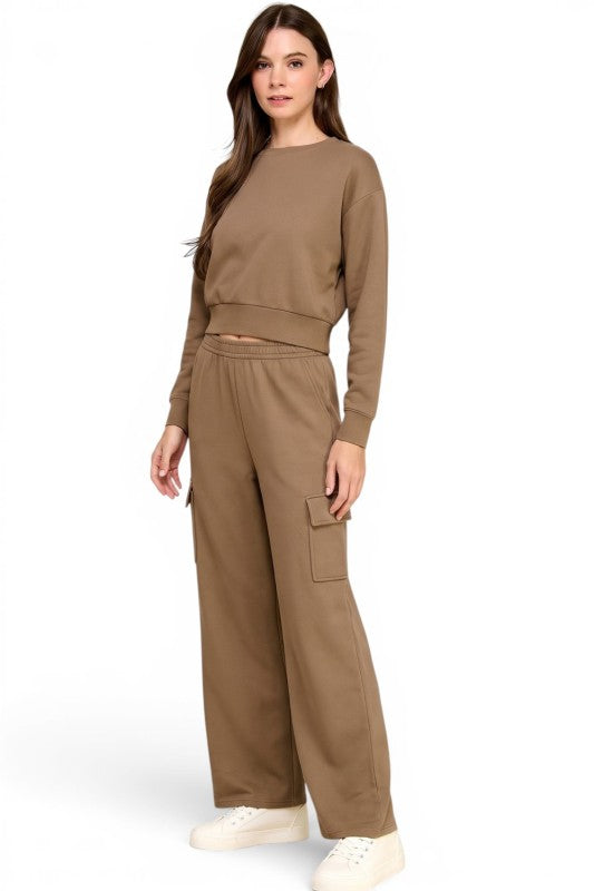 SR02SET Air Scuba Pullover & Cargo Pants Set – Sporty Fit
