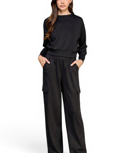 SR02SET Air Scuba Pullover & Cargo Pants Set – Sporty Fit
