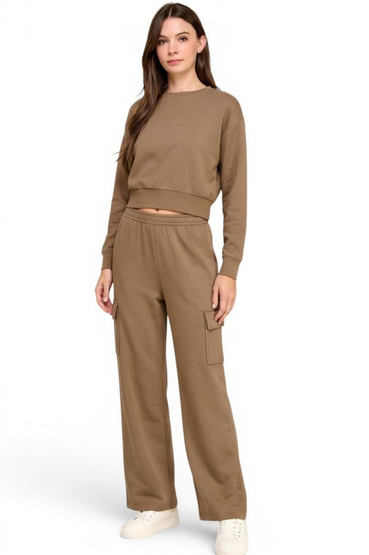 SR02SET Air Scuba Pullover & Cargo Pants Set – Sporty Fit
