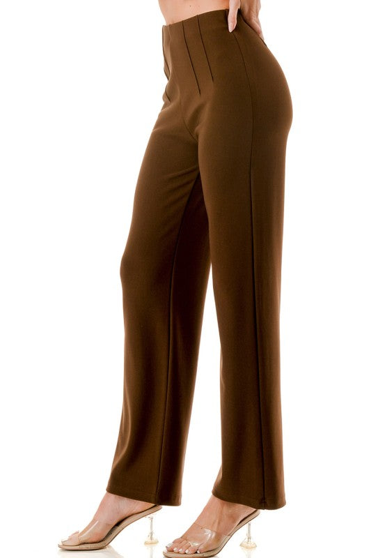 YC105-PANTS PLEATED WAIST DRESS PANTS
