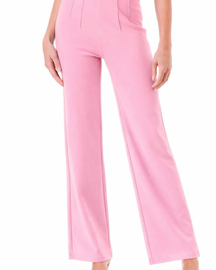Pleated Dress Pants – Wide Leg Tailored Fit