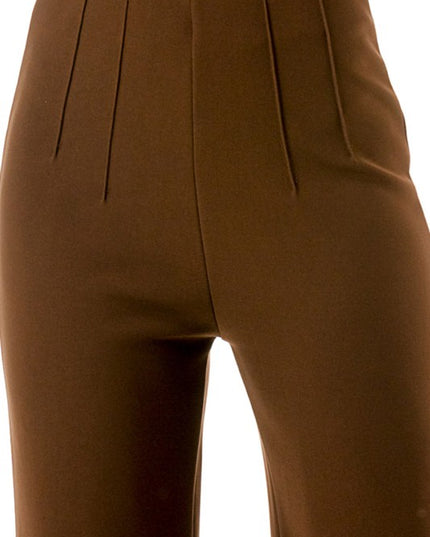 Pleated Dress Pants – Wide Leg Tailored Fit