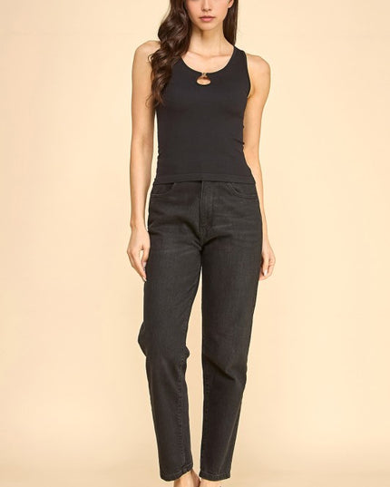 PT63 KEYHOLE BUCKLE TANK TOP