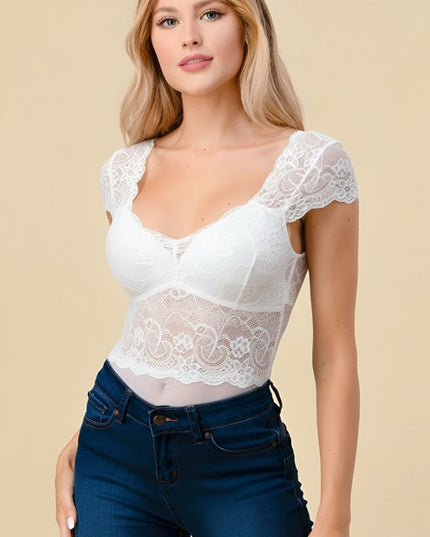 LBS-017 Lace Bodysuit