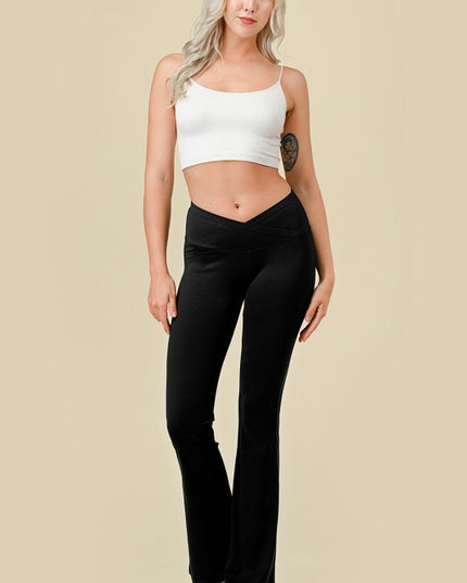 LG24 ACTIVE WORKOUT BUTT LIFT FLARE PANTS