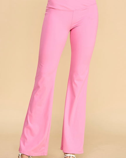 LG24 ACTIVE WORKOUT BUTT LIFT FLARE PANTS